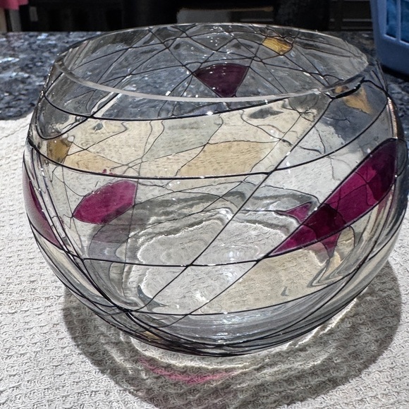 ✨Exquisite Vintage Partylite Mosaic Calypso Large Candle Votive Holder or Bowl✨ - Picture 2 of 15